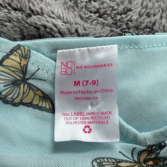 No Boundaries Top Medium 7-9 Butterfly Fairy Rusched Y2K Whimsical Boho 18524 - Picture 3 of 8